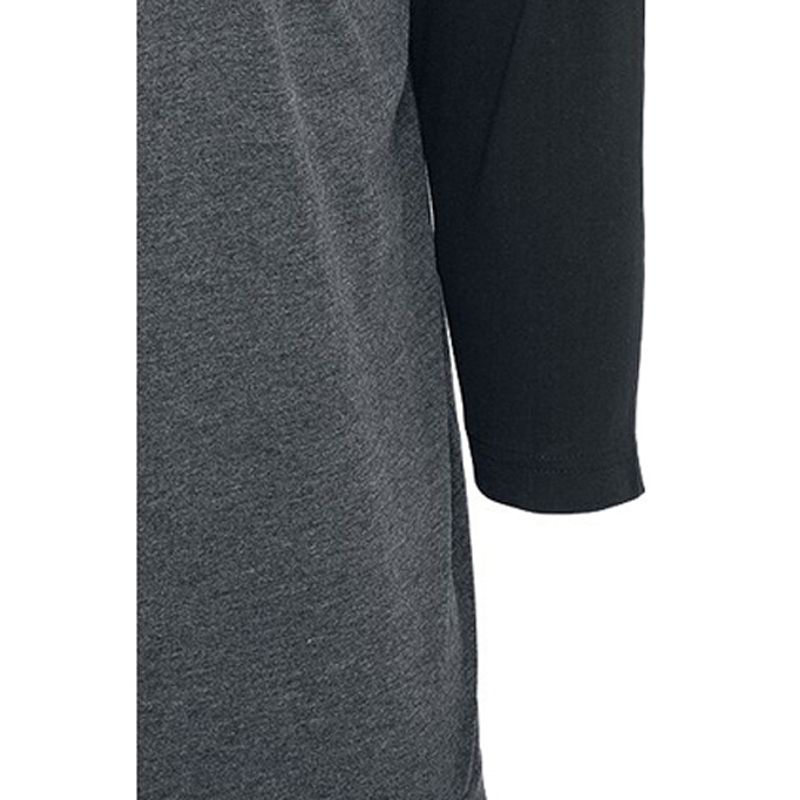 Black & Grey Raglan T-Shirt