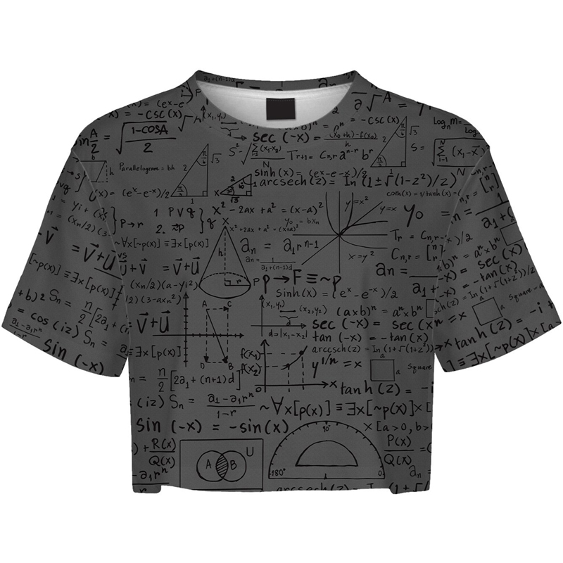 Math Crop Top