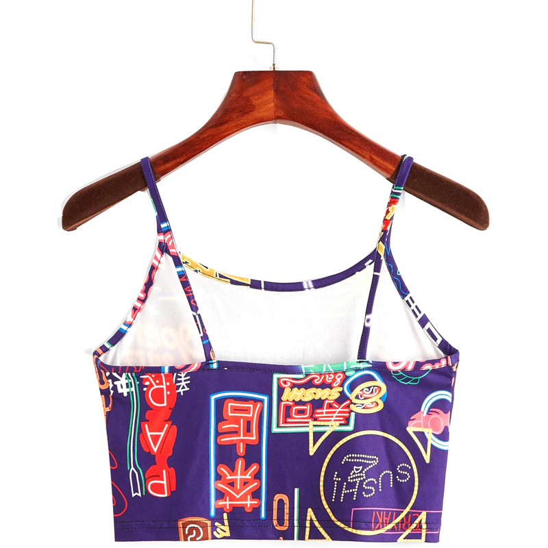 Pop Art Print Cami Crop